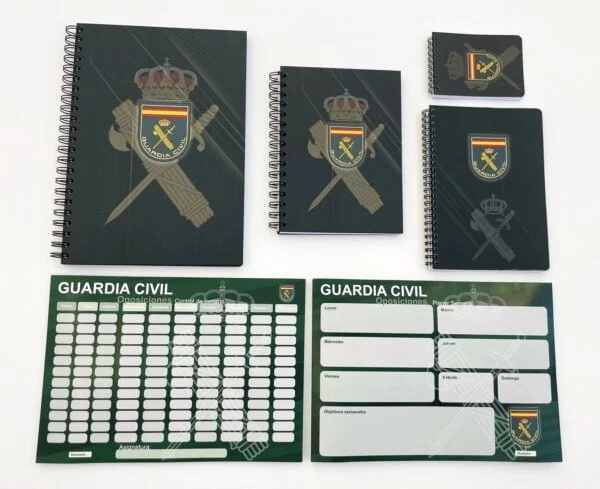pack libretas opositor guardia civil