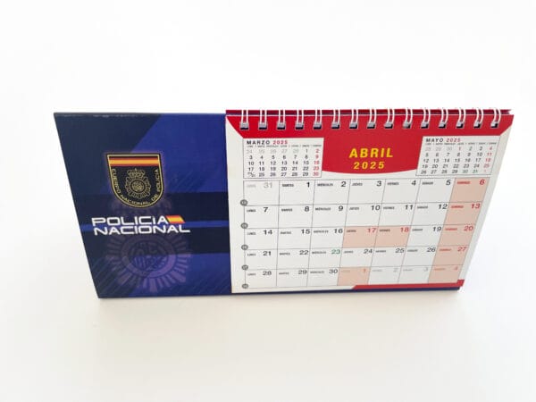 Calendario de Mesa Policía Nacional - Imagen 2