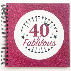 Libro de Firmas 40 Cumpleaños Fabulous
