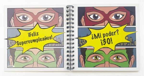 Libro de Firmas 30 Cumpleaños SUPER HEROE - Imagen 2