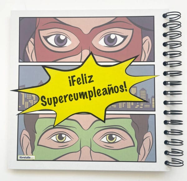 Libro de Firmas 30 Cumpleaños SUPER HEROE - Imagen 3