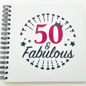 Libro de Firmas 50 Cumpleaños Fabulous